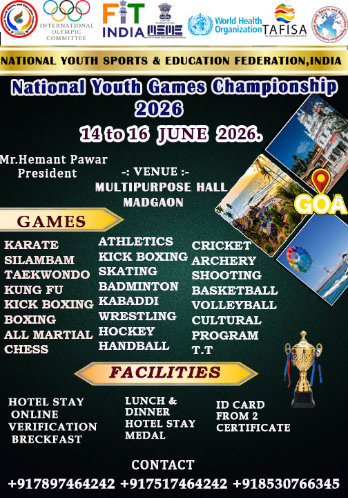 Goa National Youth Games Championship 2026