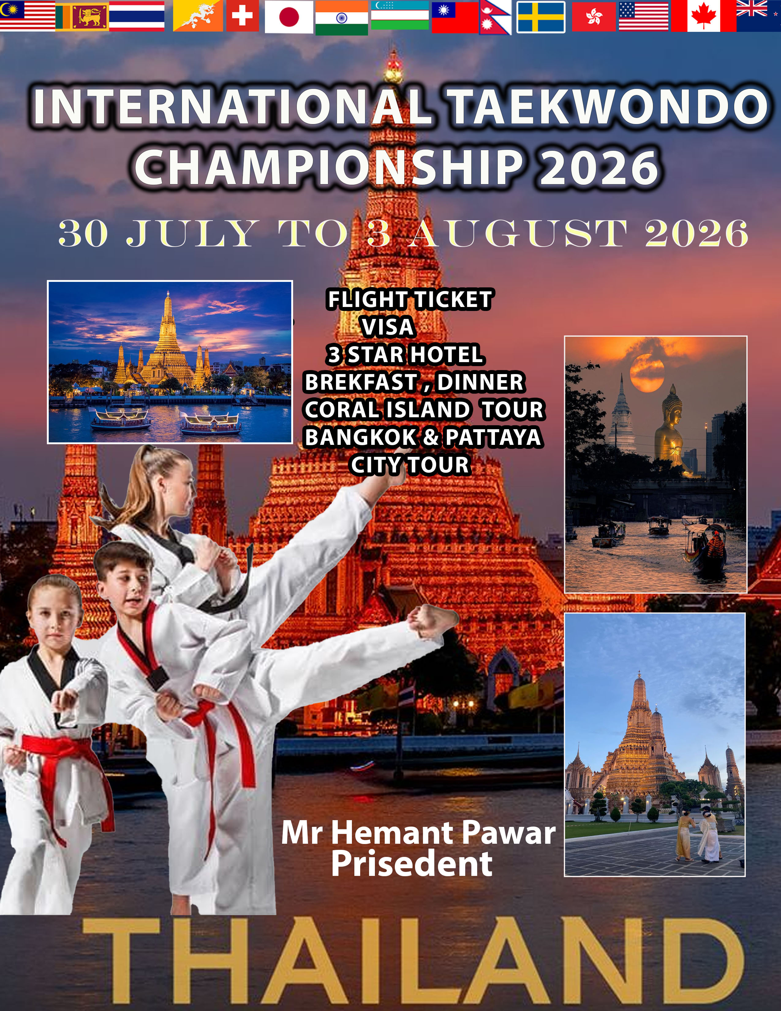 Thailand International Taekwondo  championship 2026