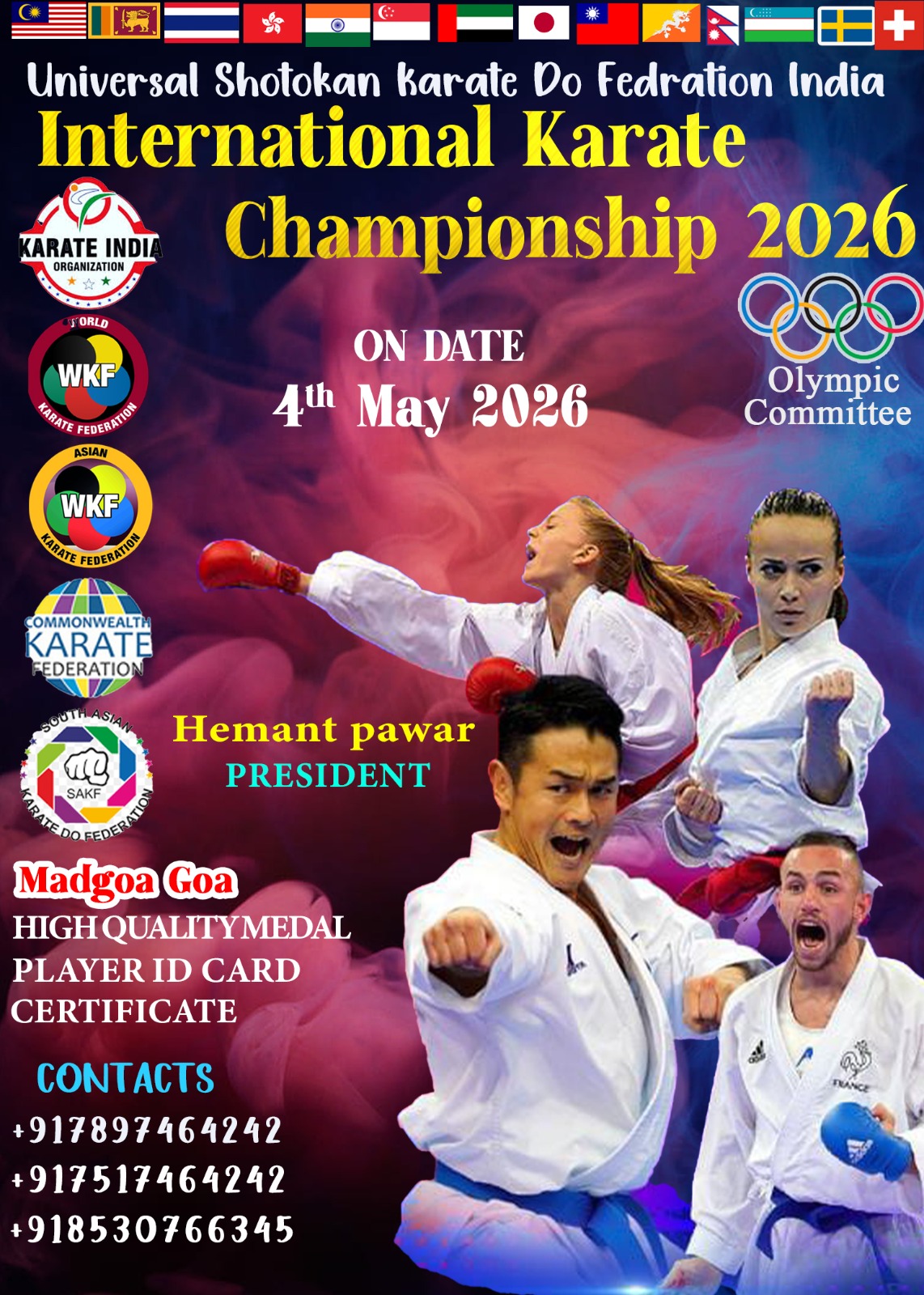 Goa International Karate Championship  2026